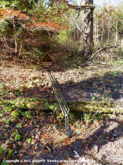 ...čistenie a spriechodnenie vody od studničky :)