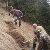 Brigada dnes na polovnickom chodniku