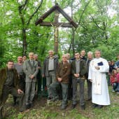 Vysvätenie kríža na Železnom vrchu