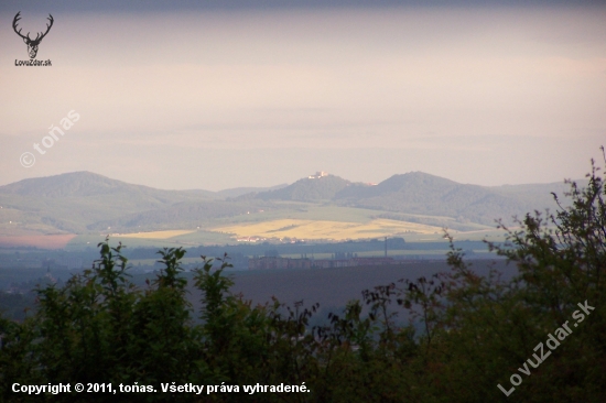 ranní panorama Buchlovských hor