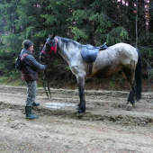 polovnícký adept na kontrole fotopastí