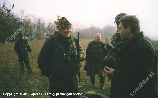 Na zdravie úspešnému strelcovi... /otec/