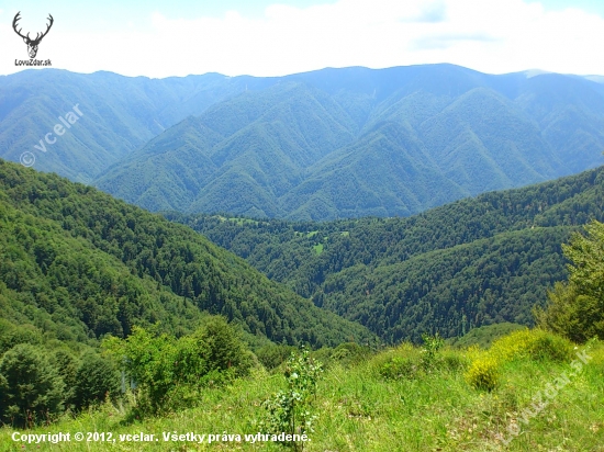 Rumunske karpaty v okoli Sibiu