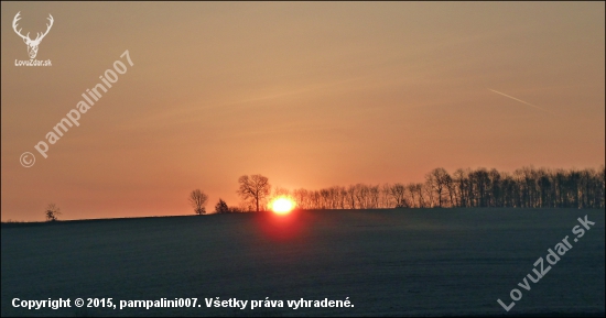 dnešný východ ...