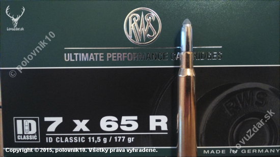 7x65R ID CLASSIC 11,5 g 177gr