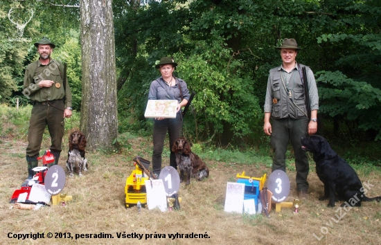 Všestranné zkoušky malých plemen OMS Opava-Ennie Any-Bon I.cena 500 bodů 1.místo,Er