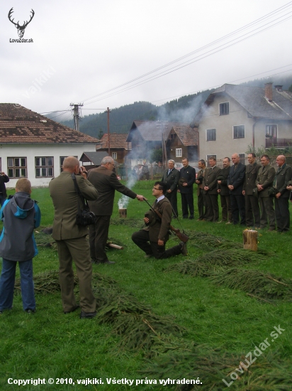 pasovanie strelca za lovca