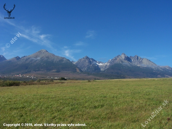 Vysoké Tatry - pohľad z Novej Lesnej