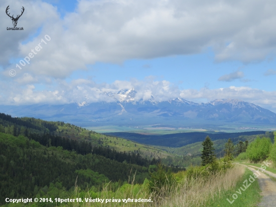 Ľubická dolina a Tatry