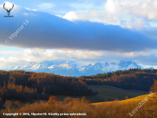 Tatry od Zaľubice...