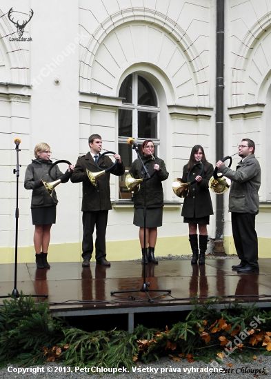 Vystoupení trubačů Mendelovy univerzity Brno