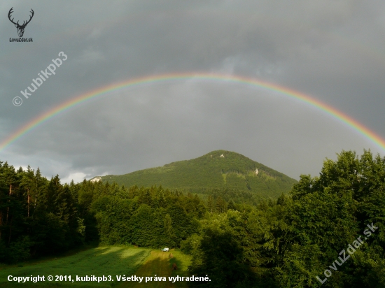 Dúha nad Malým Manínom