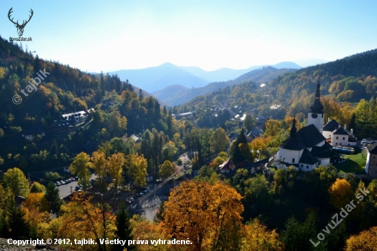 jeseň nad Špaňou Dolinou