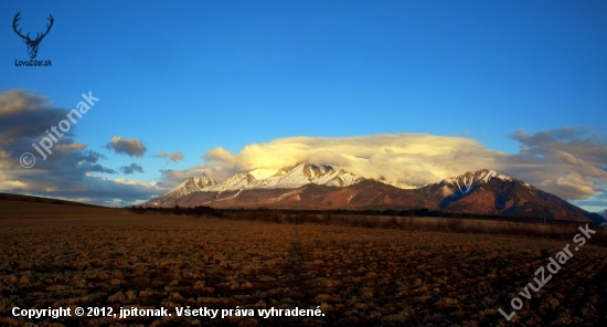 Tatry dnes ráno.