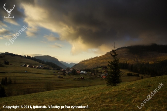 Ráno nad Antošovským vrchom