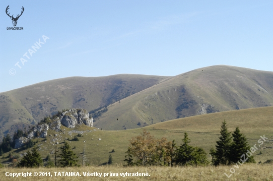 Kráľova skala a masív Krížnej