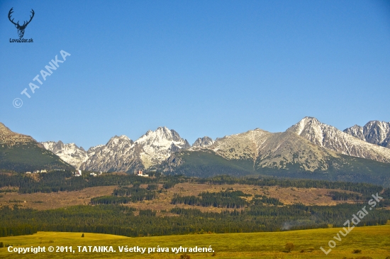 Pohľad na Vysoké Tatry...