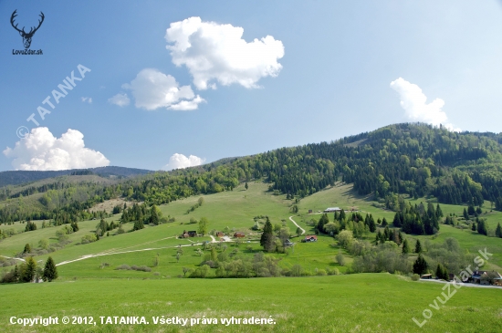 Sedlo Zbojská pod Fabovou hoľou./ Zbojnícky dvor/