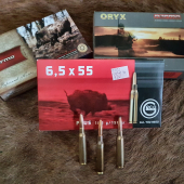 6.5x55SE Norma Vulkan -Oryx-Geco plus