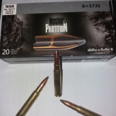 S&B Nosler Partition 8x57 js