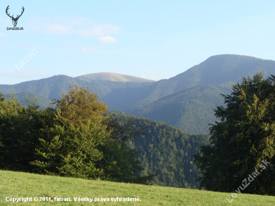 Belianska dolina Veľká Fatra pohľad z Jedlovských lúk