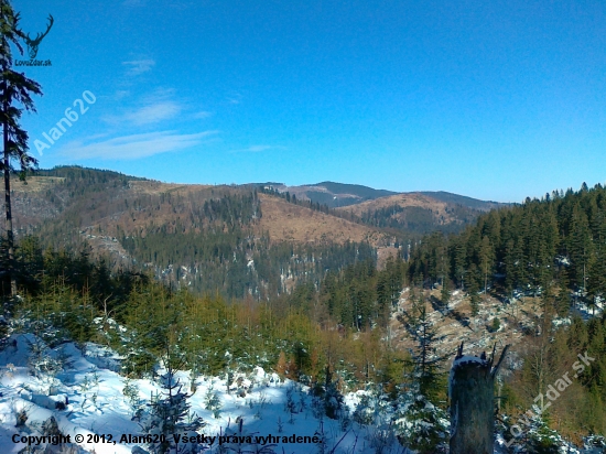 Levočské pohorie v zime