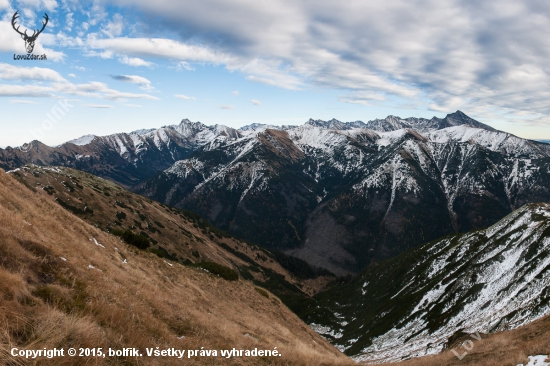 Pohľad na Vysoké Tatry