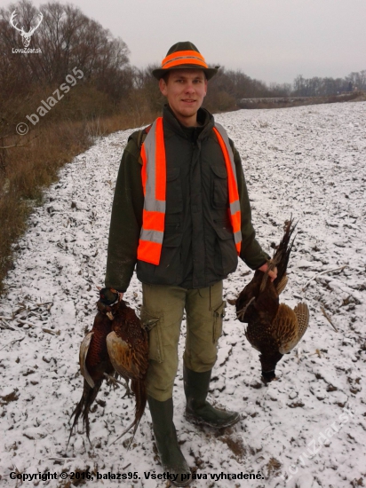 úspešná spoločná poľovačka na bažanty.