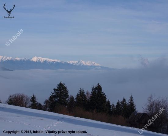 Pohľad na Západné Tatry..