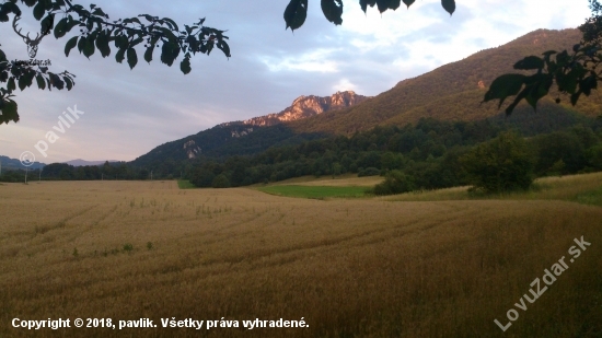 Pohľad na Sokolie z posedu