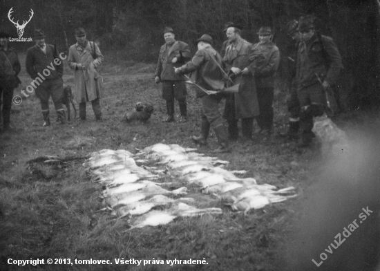 Brdy, lesní hon 60. léta