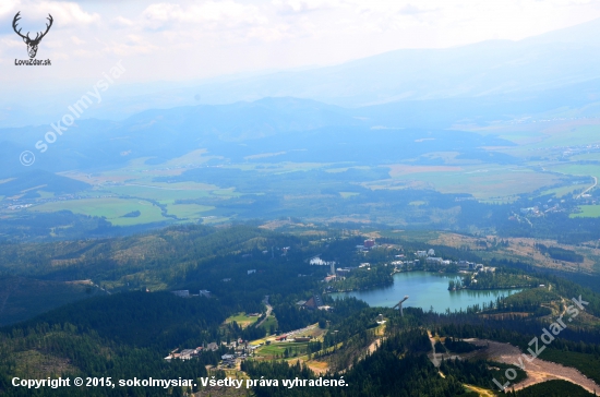 Štrbské pleso pohľad zo Soliska