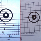 7x64 -prebíjaný  Barnes TTSX 150gr  a priamo opretá hlaveň