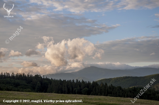 Večer nad Prašivou