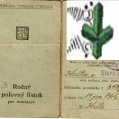 Poľovný lístok z roku1946