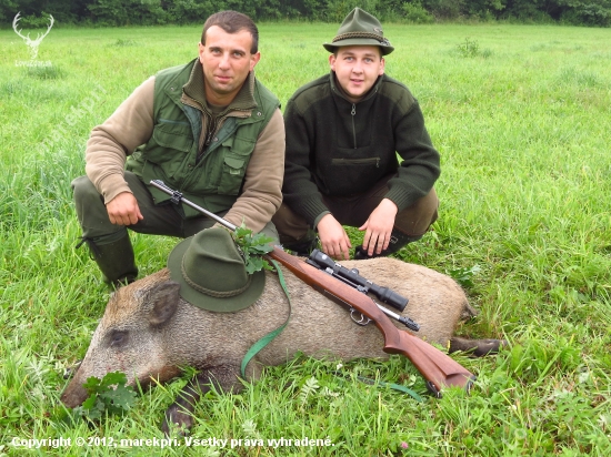 Lanštiak z nedeľnej rannej postriežky s kamarátom Tomkom