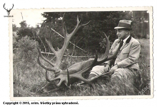 Franz Vogt a jeho trofej