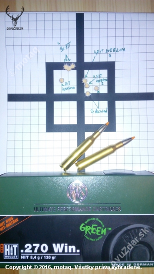 RWS HIT KAL. .270 Win. - Weatherby Mark V