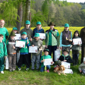 Poštolky na první letošní soutěži O Zlatou srnčí trofej