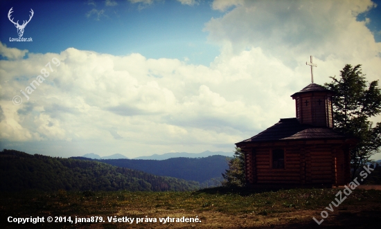 V pozadí Malá Fatra