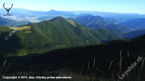 Pohľad zo Stohu.