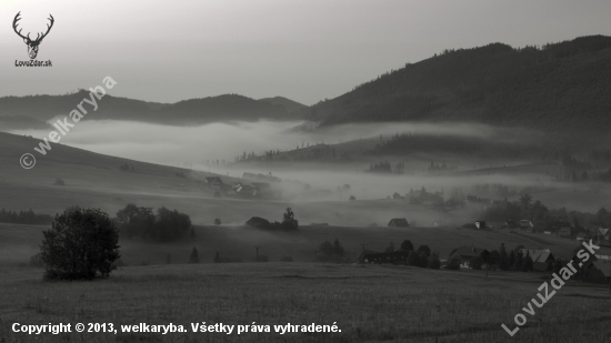 Krásne ránko na dedinkou Ždiar