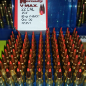 Hornady V-Max 55gr 223rem