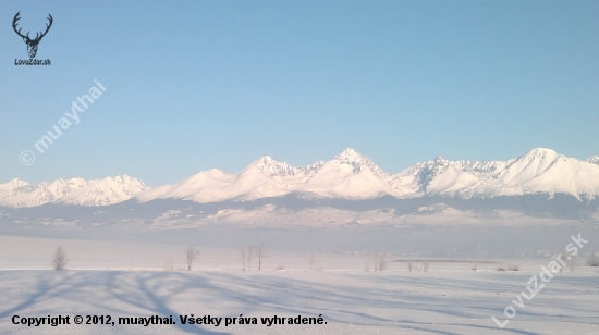 Zasnežené Tatry