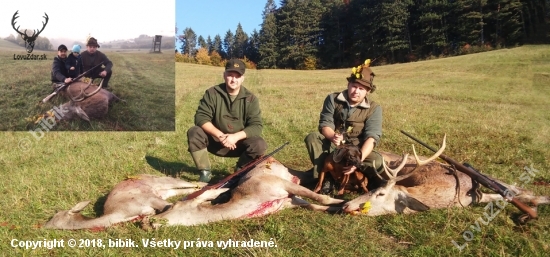 Jeleň pre brata Ľuba a jeho syna Matea