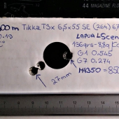 6,5x55 SE Lapua L Scenar