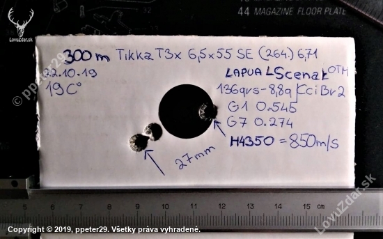 6,5x55 SE Lapua L Scenar