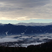 Nízke Tatry v strede Chopok.